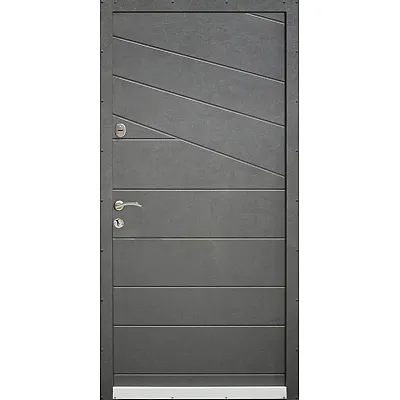 Входные Двери Modern Silver RAL 9803 